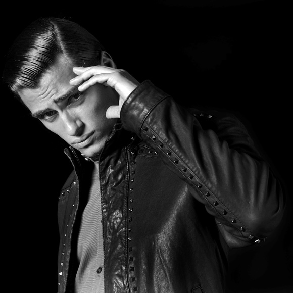 Black vintage leather jacket - Picture 4 of 6